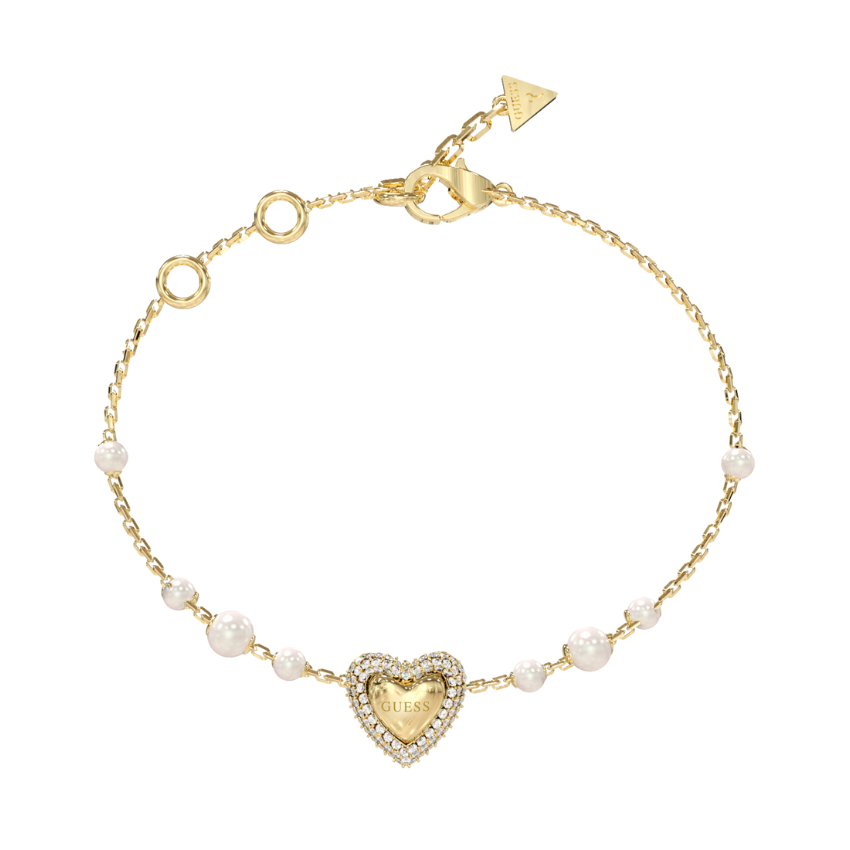 PULSEIRA GUESS 'BELOVED' AÇO DOURADO 'JUBB06009JWYGS'