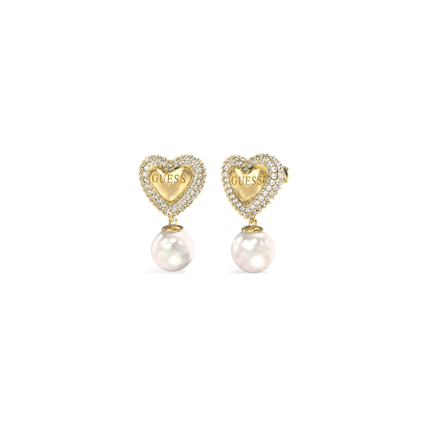 BRINCOS GUESS 'BELOVED' AÇO DOURADO 'JUBE06006JWYGT-U'