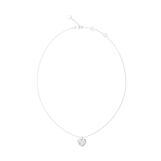 FIO GUESS 'L.O.V.E.' AÇO PRATEADO 'JUBN05463JWRHT-U'