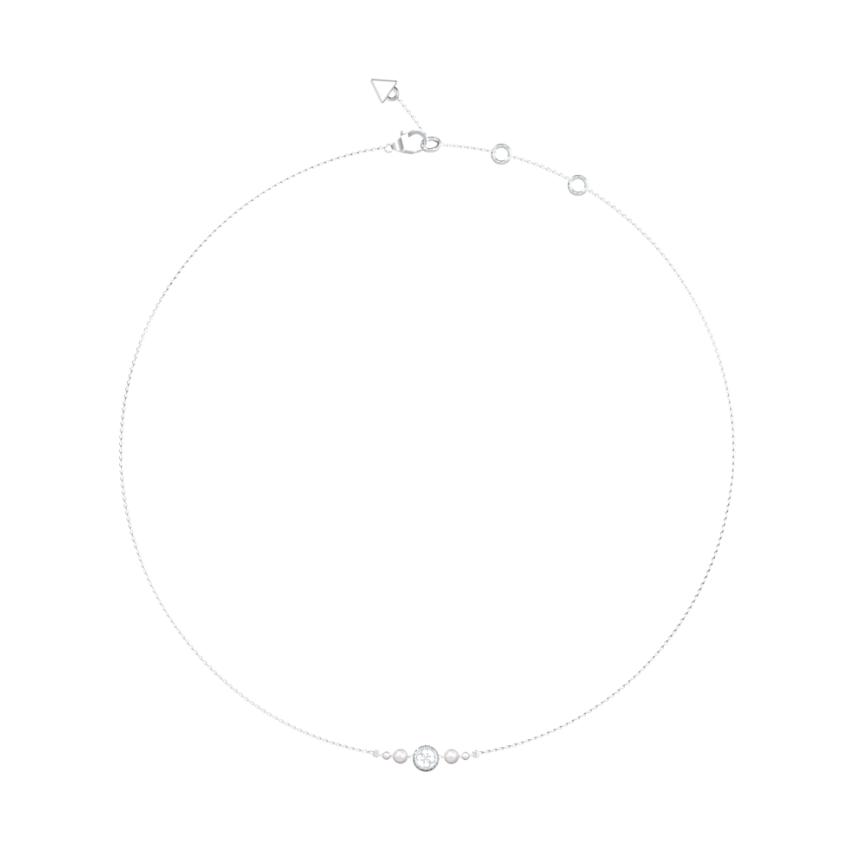 FIO GUESS 'TINY PEARLY' AÇO PRATEADO 'JUBN05519JWRHT-U'