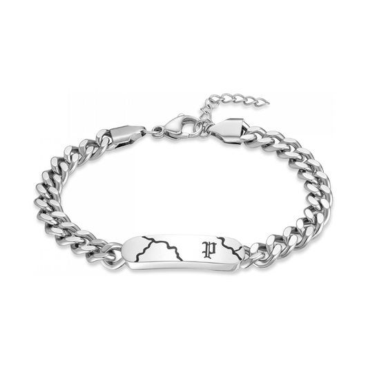 PULSEIRA POLICE 'FRACTURE' PRATEADO 'PEAGB0041201'