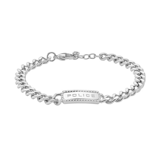 PULSEIRA POLICE 'TAPER' PRATEADO 'PEAGB0041301'