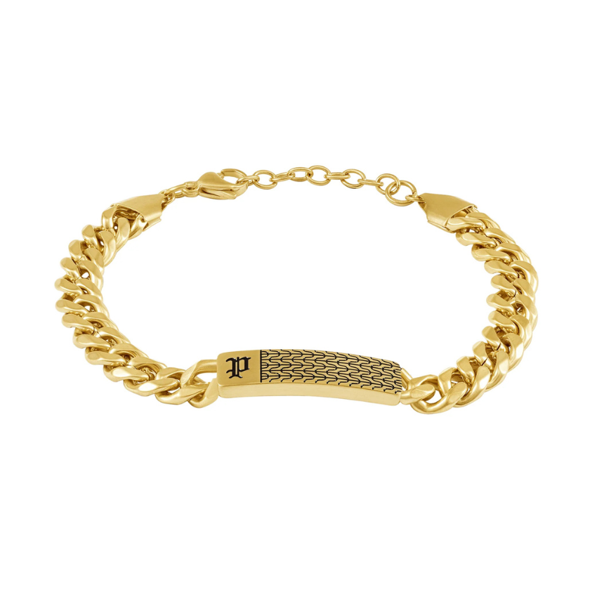 PULSEIRA POLICE 'CHAINEMALE' DOURADO 'PEAGB0078102'