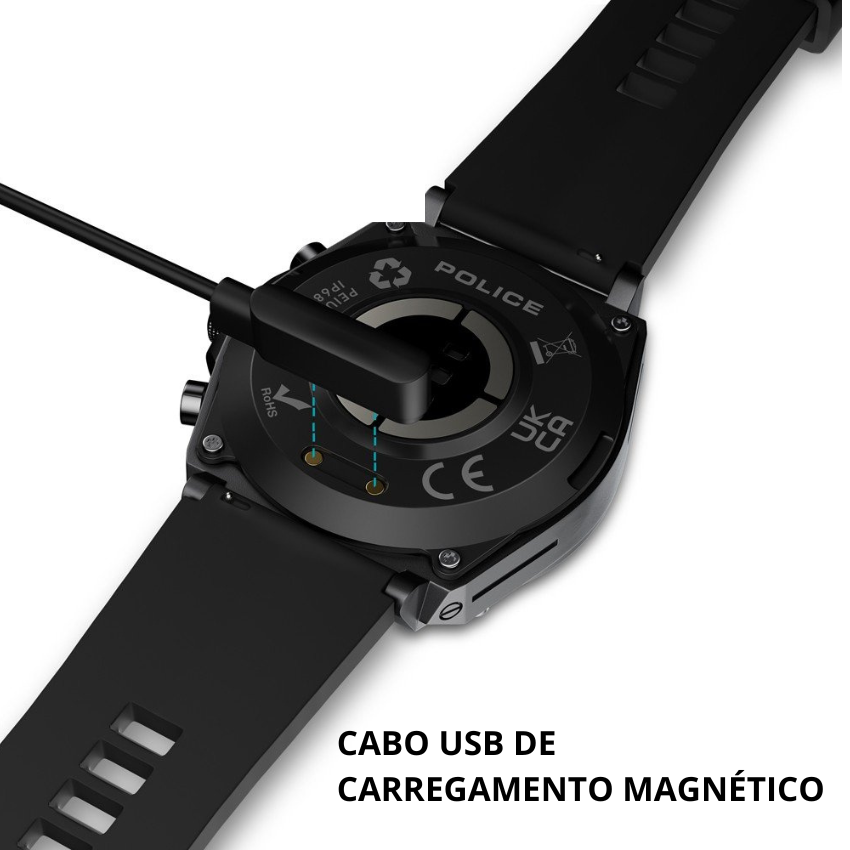 SMARTWATCH POLICE MY.AVATAR PRETO 'PEIUN0000102'