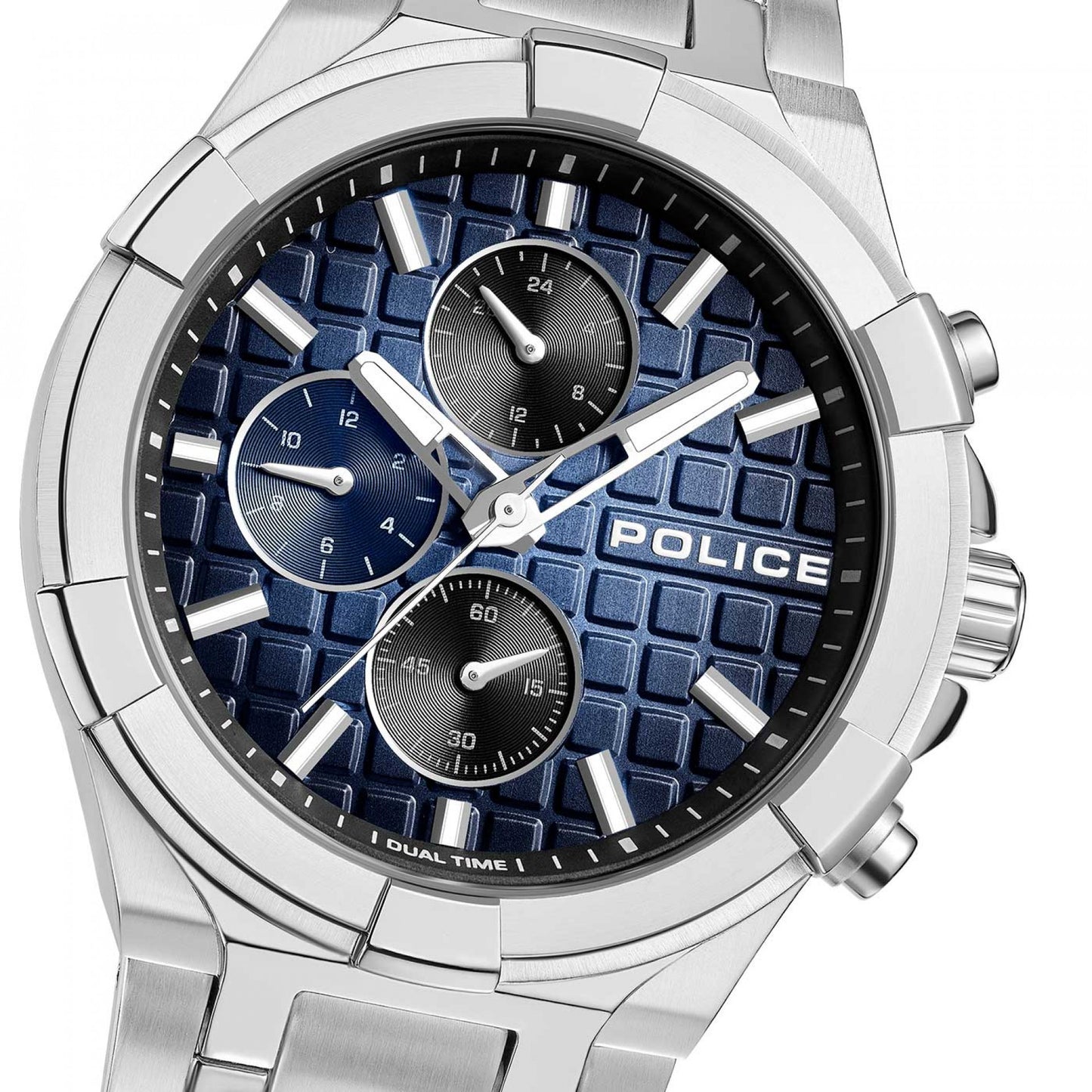 RELÓGIO POLICE 'GUARDIAN' PRATEADO 'PEWGK0082004'