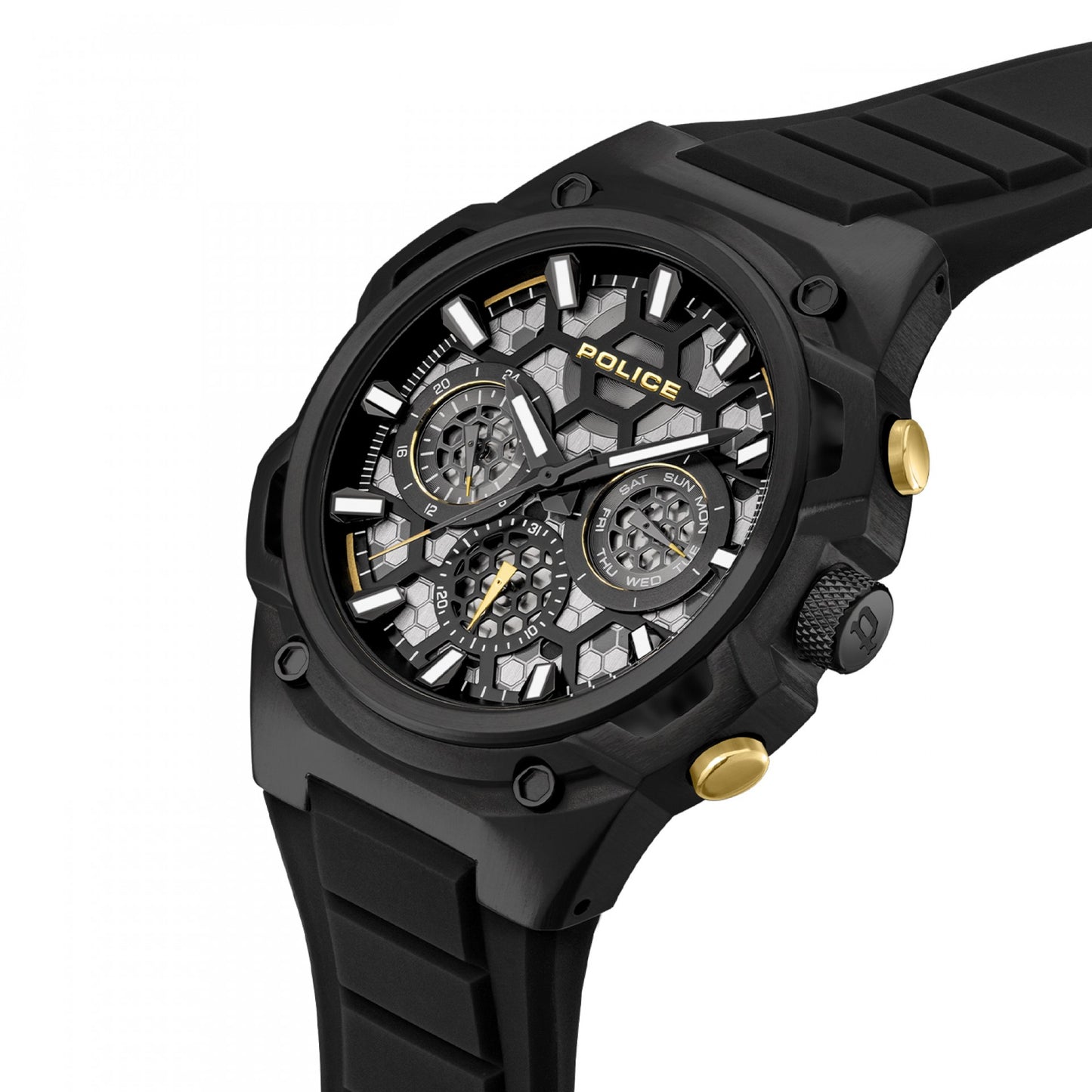 RELÓGIO POLICE 'CHALLENGER' PRETO 'PEWGQ0071901'