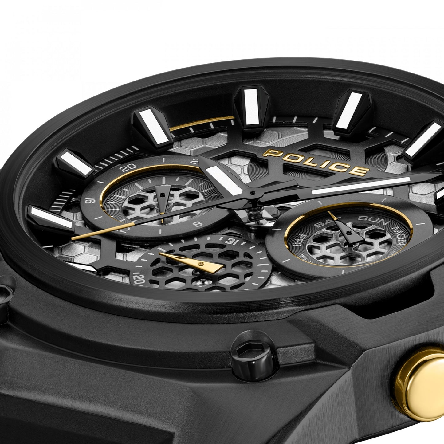 RELÓGIO POLICE 'CHALLENGER' PRETO 'PEWGQ0071901'
