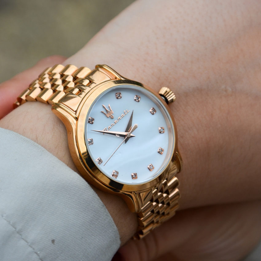 RELÓGIO MASERATI EPOCA ROSE GOLD 'R8853118517'