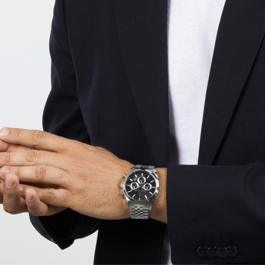 RELÓGIO MASERATI 'ATTRAZIONE' PRATEADO 'R8853151022'