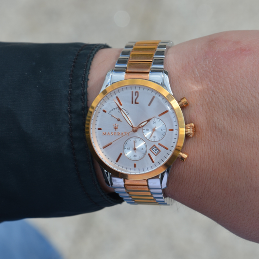 RELÓGIO MASERATI TRADIZIONE CHRONOGRAPH BICOLOR 'R8873625001'