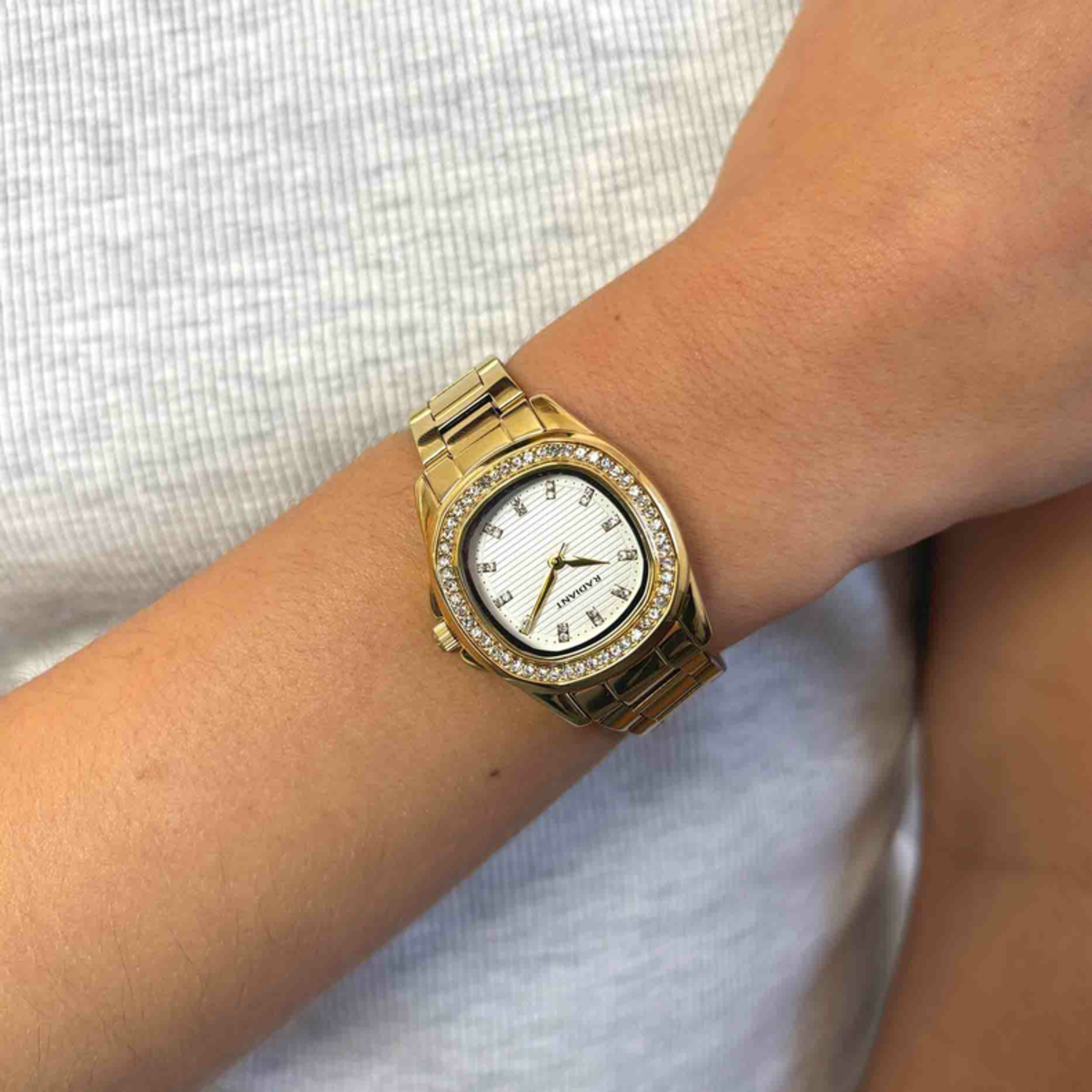 RELÓGIO RADIANT 'SCAPE' DOURADO 'RA637204'