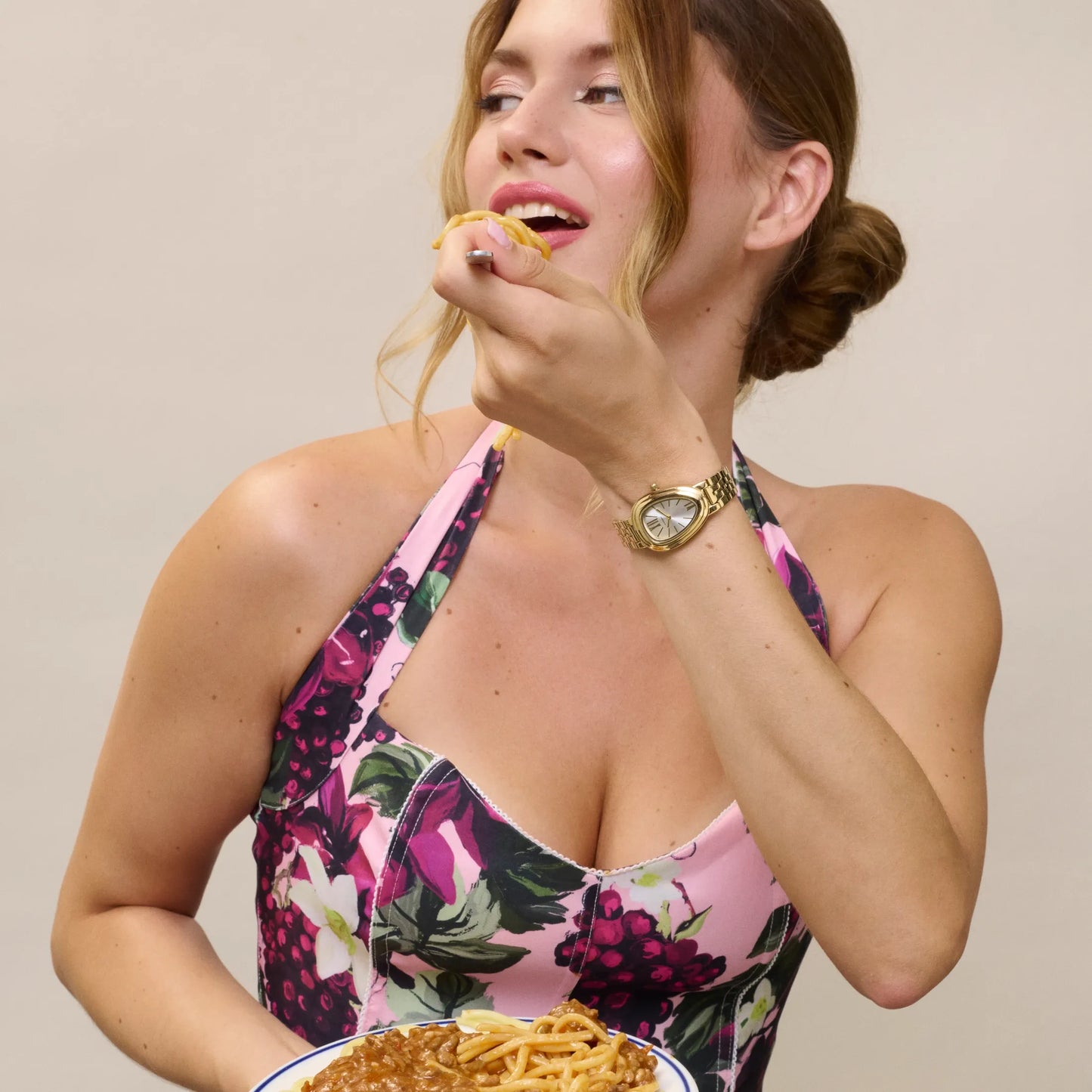 RELÓGIO RADIANT 'SOPHIA' DOURADO 'RA683204'