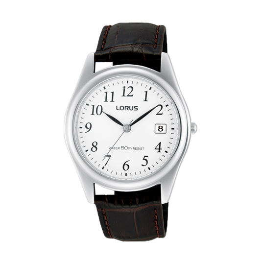 RELÓGIO LORUS 'MAN CLASSIC' PRATEADO 'RS965BX9'