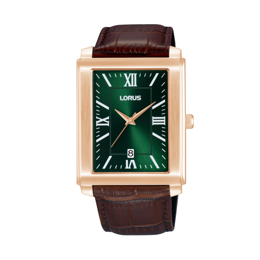 RELÓGIO LORUS 'MAN CLASSIC' ROSE GOLD 'RS990DX9'