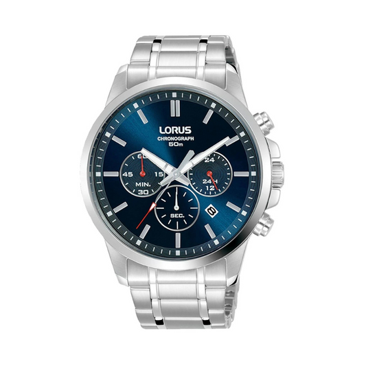 RELÓGIO LORUS 'SPORTS MAN' PRATEADO 'RT319JX9'