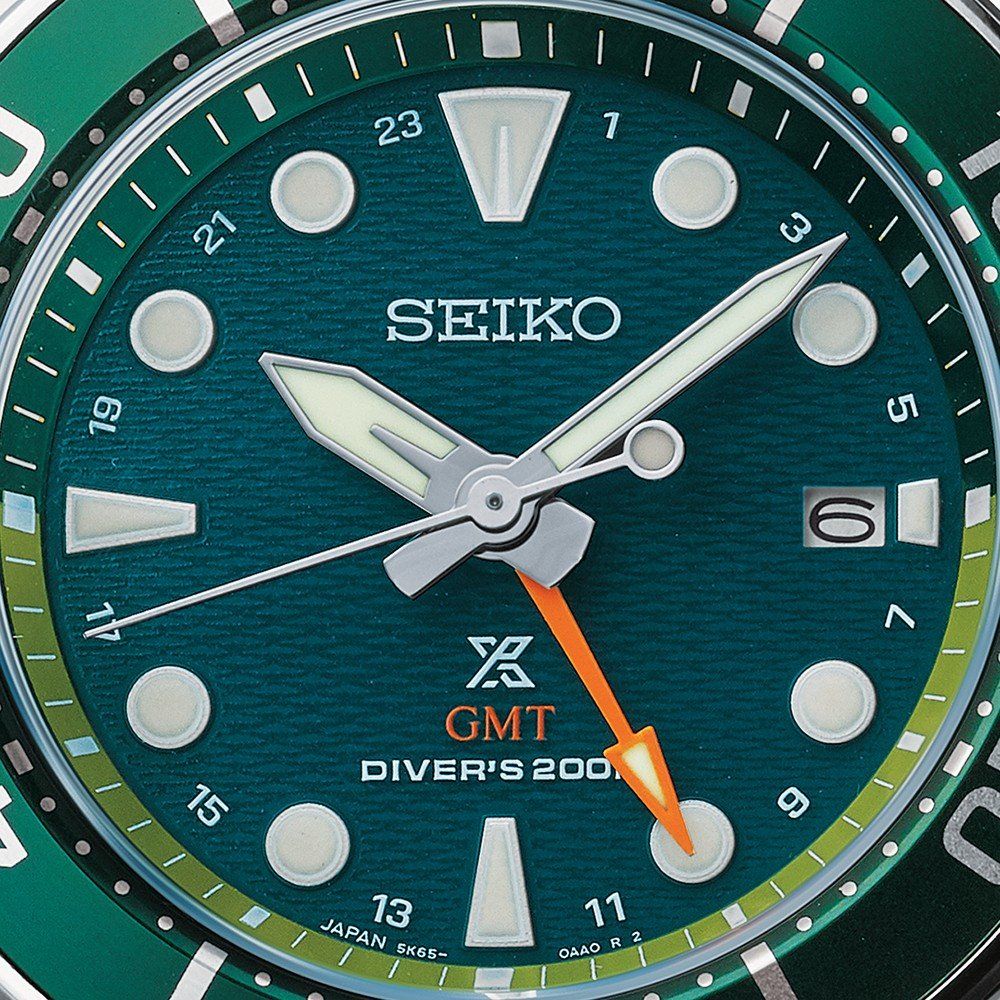 RELÓGIO SEIKO PROSPEX DIVER SUMO GMT VERDE 'SFK003J1'