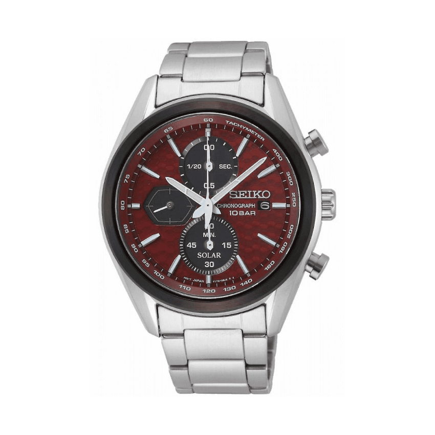 RELÓGIO SEIKO MACCHINA SPORTIVA SOLAR PRATEADO 'SSC771P1'