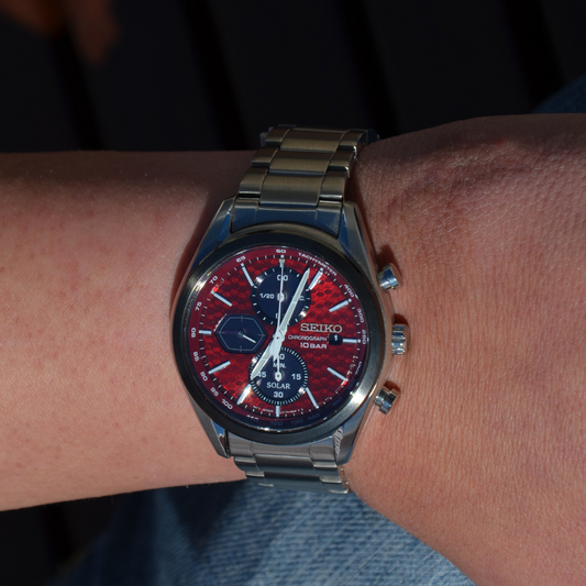 RELÓGIO SEIKO MACCHINA SPORTIVA SOLAR PRATEADO 'SSC771P1'