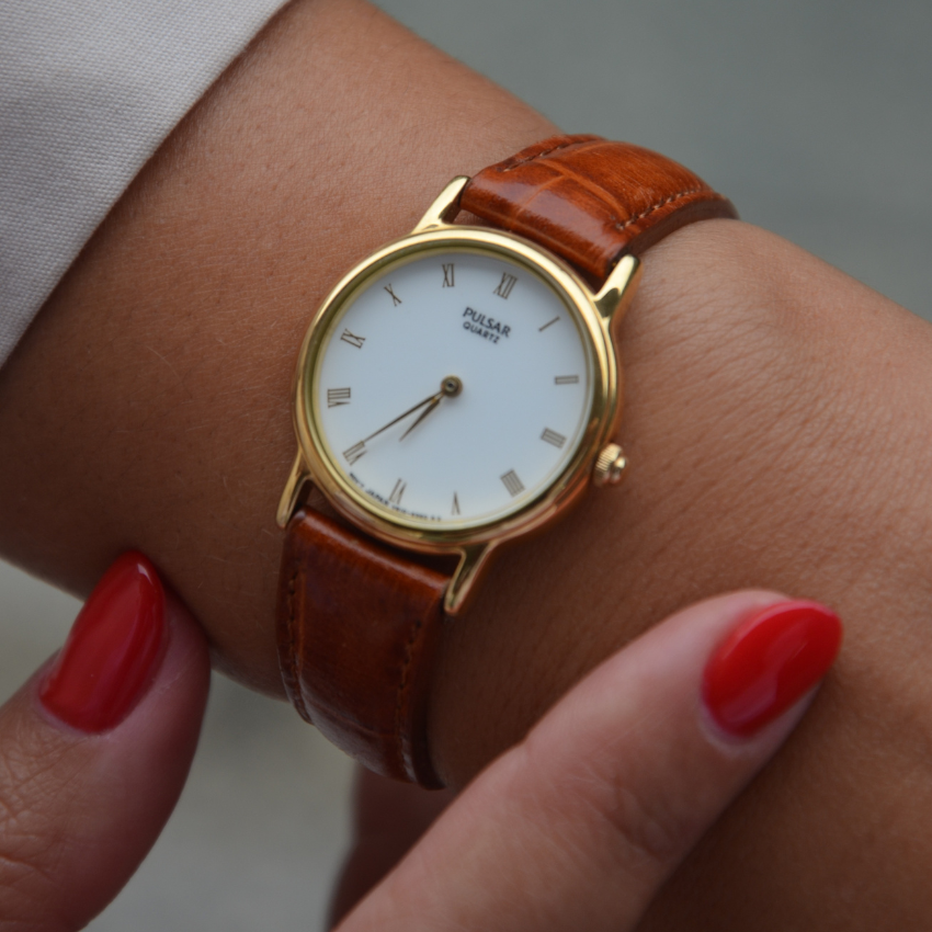 RELÓGIO PULSAR DOURADO
