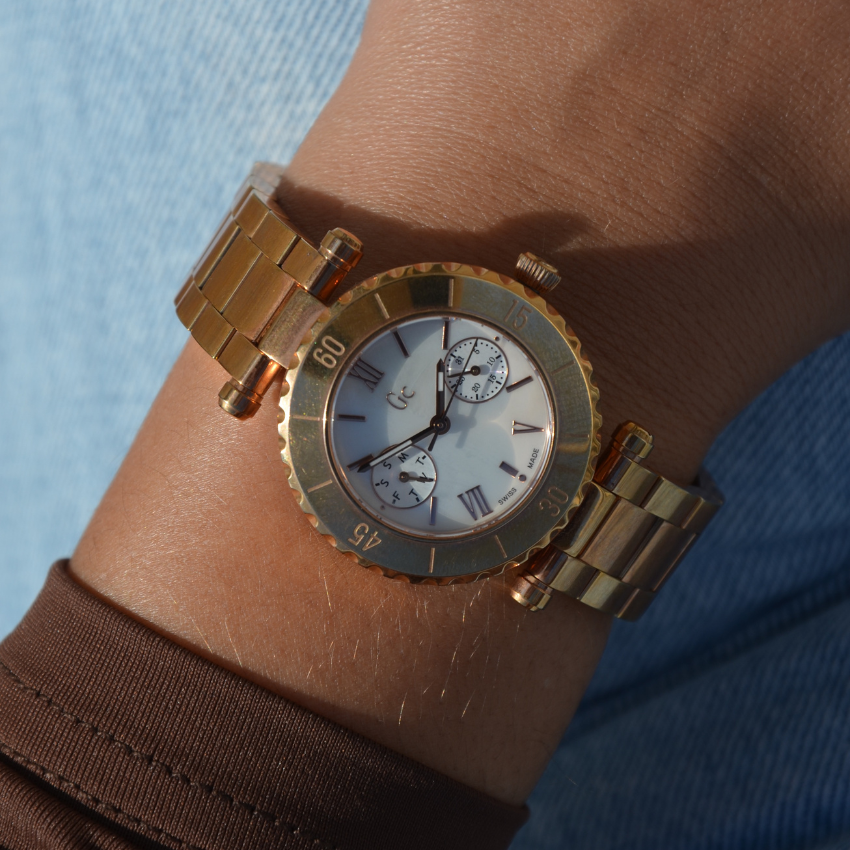RELÓGIO GC SPORT CHIC ROSE GOLD 'X35011L1S'